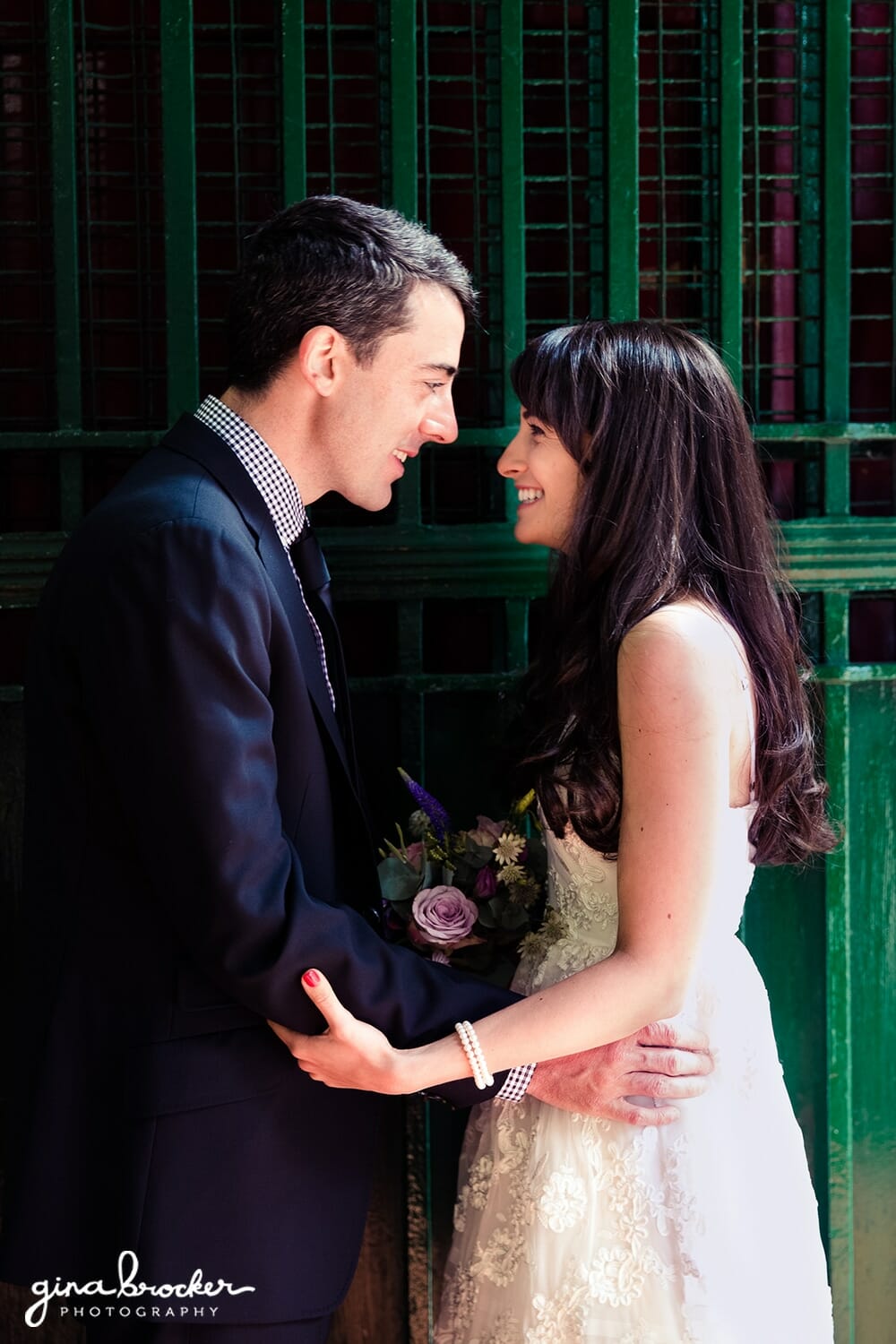 Bride and Groom in the city