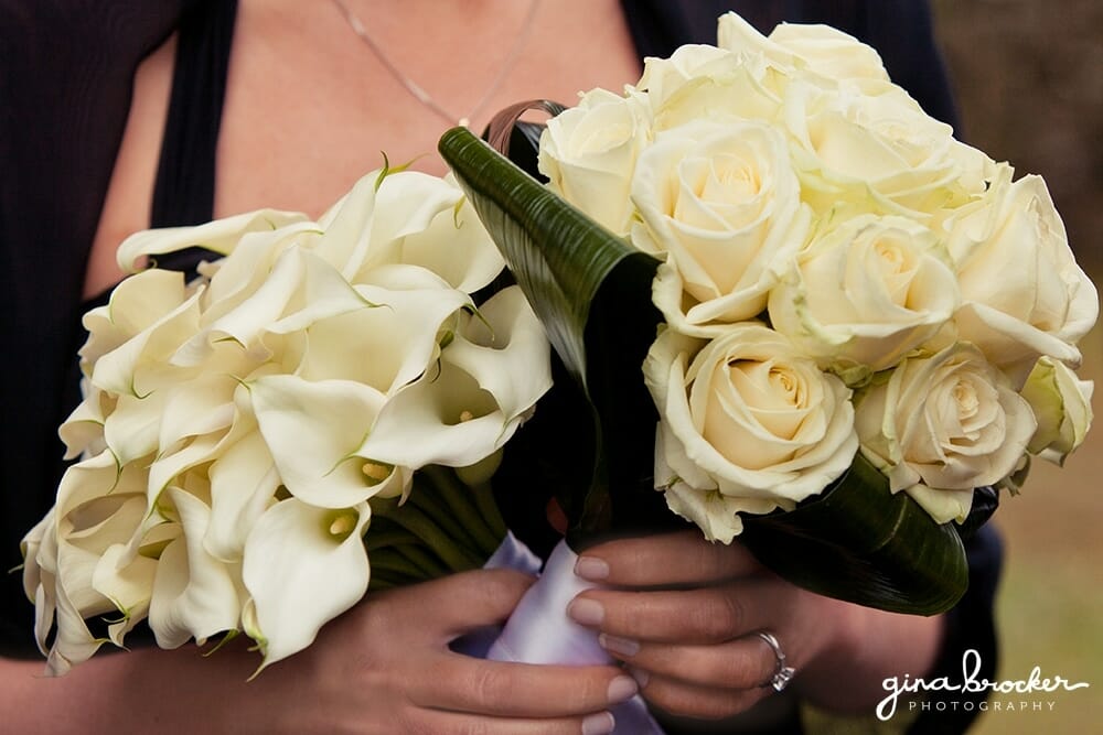 white calla lilly bouquet white rose bouquet