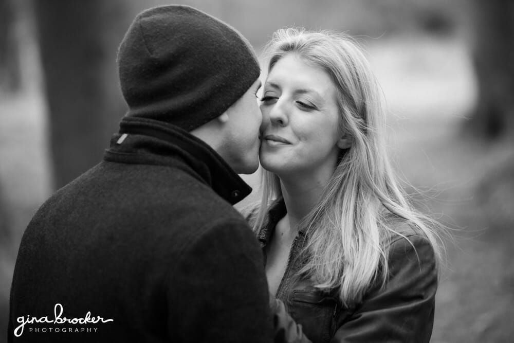 Relaxed Woodsy Engagement in Boston
