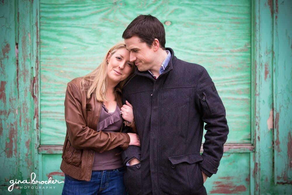 Engagement Rustic Building Boston