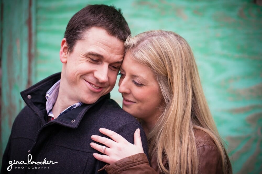 Relaxed engagement session in Boston, Massachusetts